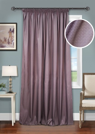 Штора на тесьме "Simona-SH" 200х270 розовый