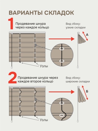Римская штора Меланж, БЕЗ КАРНИЗА, цвет белый