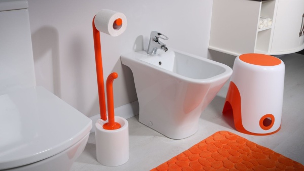 Корзина для белья 2в1 Fixsen Wendy оранжевая