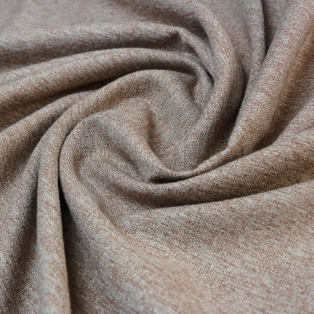 Портьерная ткань на отрез ширина 290 см Шенилл Rimini цвет коричневый