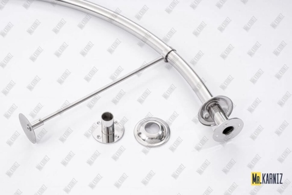 Потолочное крепление шпилька 50 см для карниза 25 мм