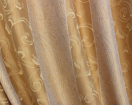 Штора на тесьме "Arabella" 150x270 коричневый