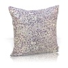Подушка декоративная на молнии 40х40 см Stone цвет сиреневый Подушка декоративная на молнии 40х40 см Stone цвет сиреневый