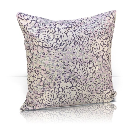 Подушка декоративная на молнии 40х40 см Stone цвет сиреневый Подушка декоративная на молнии 40х40 см Stone цвет сиреневый