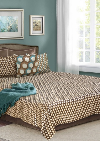 Покрывало Kauffort Orlando 160х220 цвет коричневый