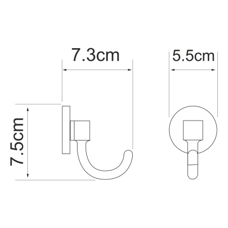 Крючок Rhein K-6223