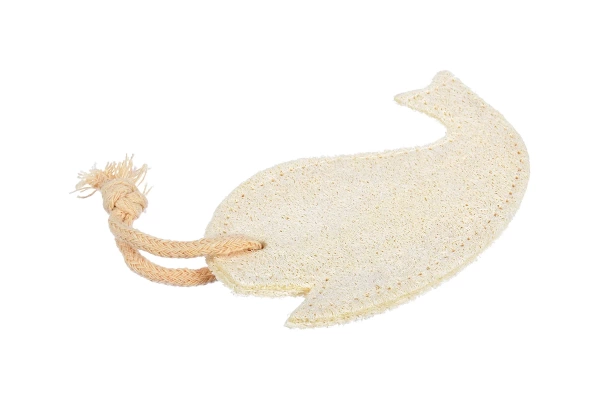 Мочалка из люфы, спонж Китенок "Банные штучки"