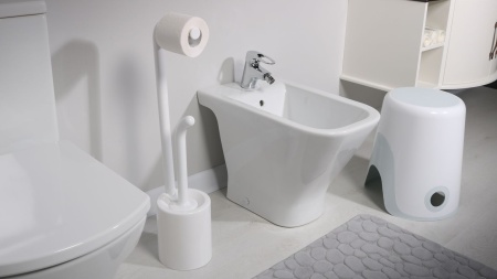 Корзина для белья 2в1 Fixsen Wendy белая