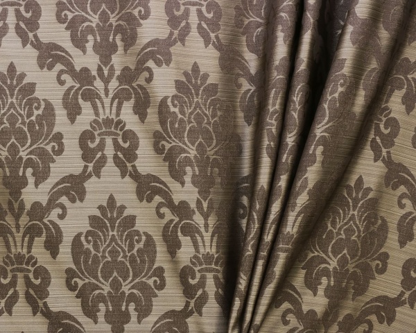 Портьера на тесьме "Afina" 220х270 коричневый