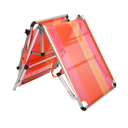 Кресло-шезлонг с козырьком от солнца "Апельсин", 4 положения