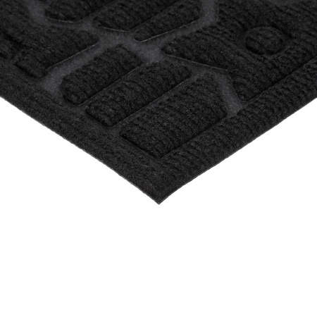 Коврик Vortex придверный рельефный 40х60 цвет черный