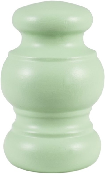 Карниз Марилена однорядный (ДЕРЕВО), батист светло-зеленый, 200 см