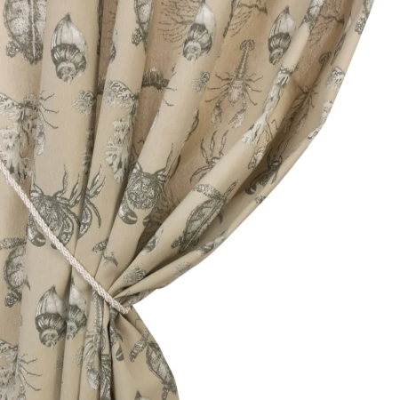 Штора на тесьме "Бриз"160х270, цвет бежевый