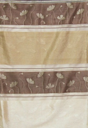 Штора на тесьме "Артемида Artemide" 150х269 коричневый