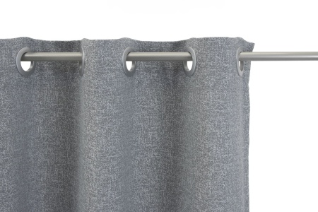 Портьера на люверсах "Ливит", 200х260 цвет серо-белый