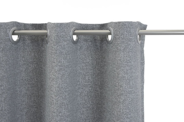 Портьера на люверсах "Ливит", 200х260 цвет серо-белый