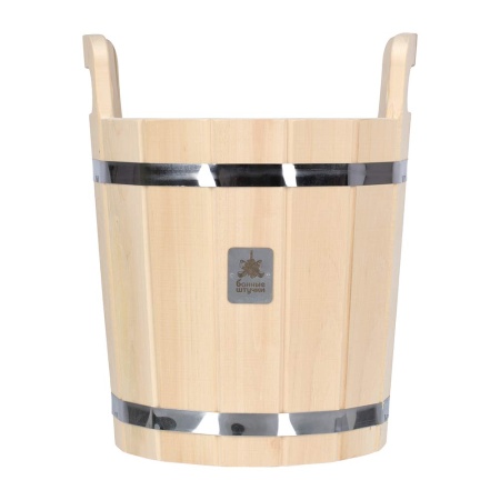 Запарник 12 л, с нержавеющей вставкой, липа "Банные штучки"