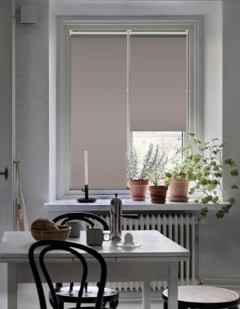 Рулонные шторы блэкаут отражающие цвет нюдовый