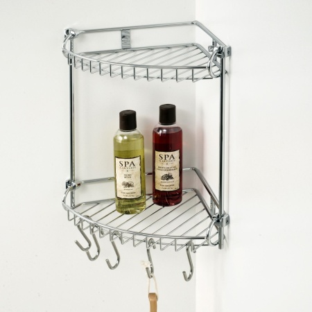 Полка металлическая двойная K-1222