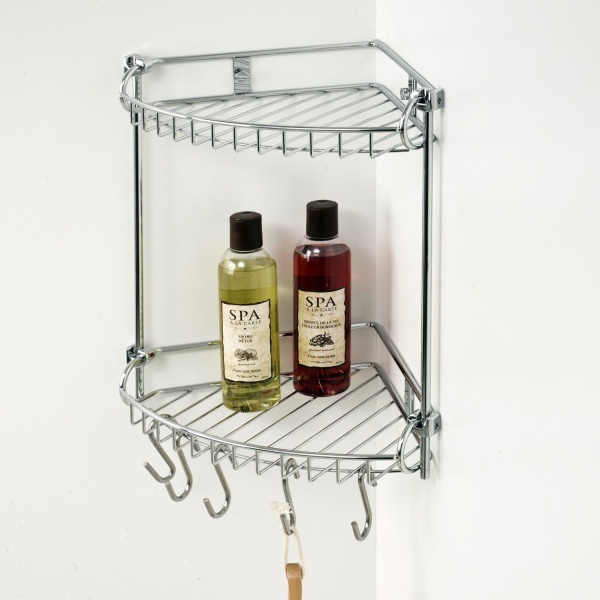 Полка металлическая двойная K-1222