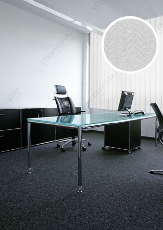 Ламели для вертикальных жалюзи УЮТ Магнолия 180 см цвет белый (5 шт)