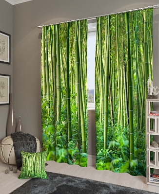 Фотошторы "Бамбуковые джунгли"
