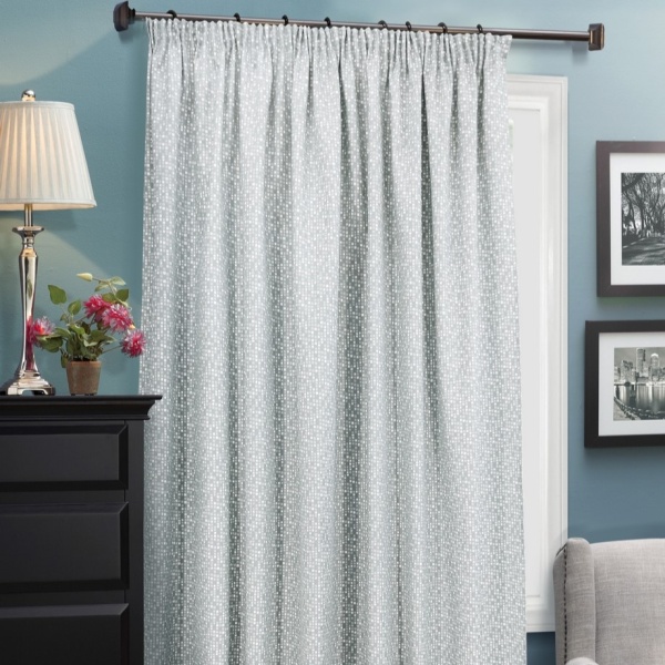 Портьера на тесьме "Domino" 220х270 серый