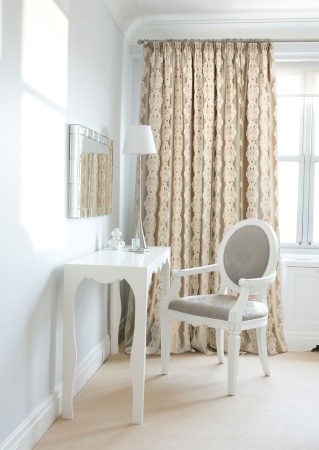 Штора на тесьме 200х275 см Modena цвет бежевый