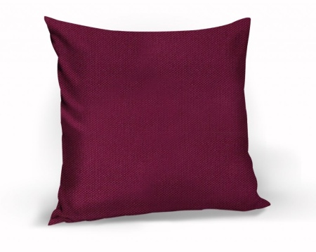Подушка декоративная на молнии 40х40 см Hosta цвет малиновый