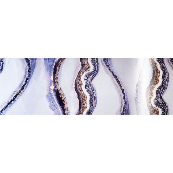 Багет 7 см, Шарм голубое серебро