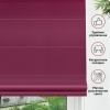 Римские шторы Lindor на веревочном механизме цвет вишневый