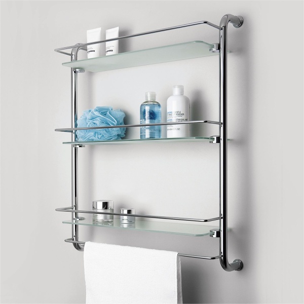 Полка стеклянная тройная K-2033