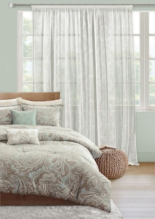 Тюль на тесьме 300х275 см Луиза Luisa цвет шампань