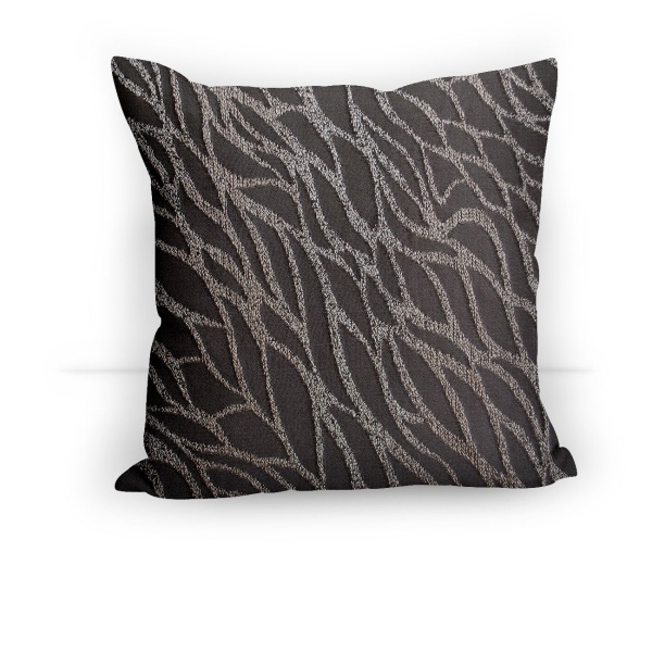 Подушка декоративная на молнии 40х40 см Кориандр цвет темно-коричневый