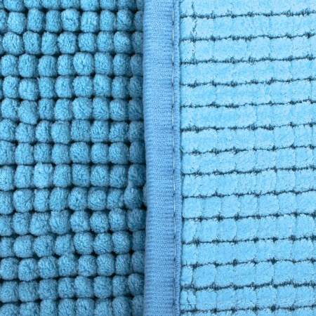 Коврик Vortex под унитаз 60х55 SPA цвет голубой