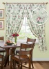 Комплект штор на тесьме Aquarelle - SK 2 шторы 136х175 см 2 подхвата с принтом