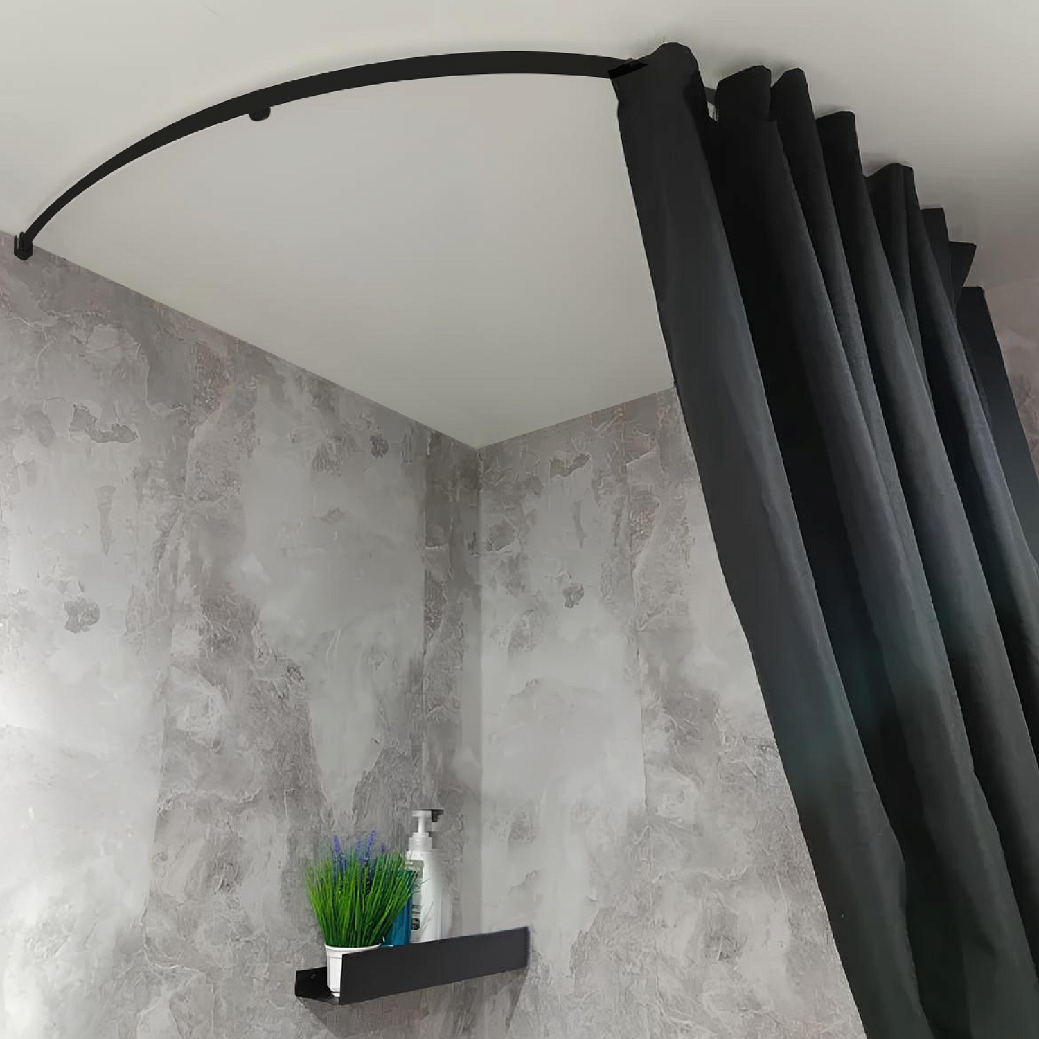 Гибкий карниз Эскар, черный, 3,5 м, арт.440430350