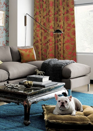 Подушка декоративная на молнии 40х40 см Indienne с принтом