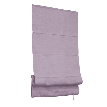 Римские шторы Лея на веревочном механизме цвет сиреневый