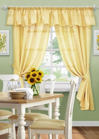 Комплект штор "Chain-S" 2 шторы 140*185 см желтый