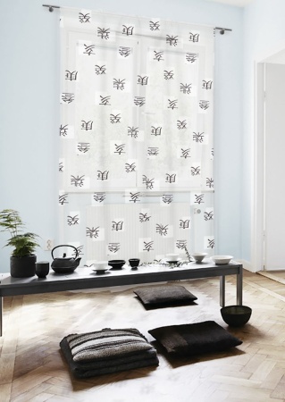 Тюль на кулиске 160х273 см Kyoto цвет белый