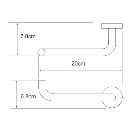 Держатель туалетной бумаги Rhein K-6296