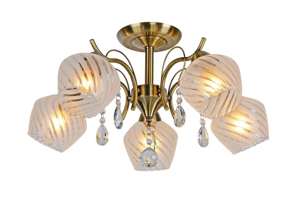 Люстра My Light классическая 300W светильник E27 бронза