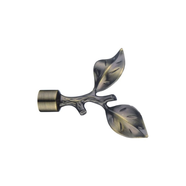 Наконечник "Ветвь", Золото антик , Ø25мм