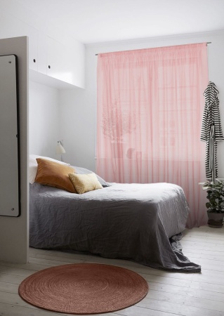 Тюль на тесьме 300х275 см Livadia цвет коралловый