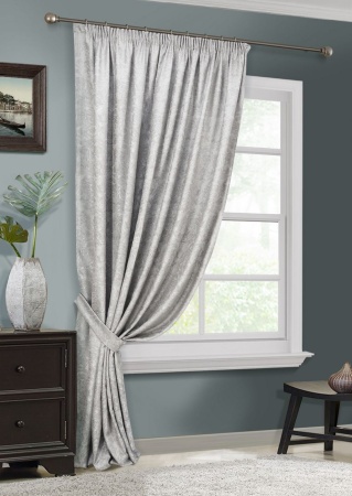 Штора на тесьме "Rebecca" 200х270 серый