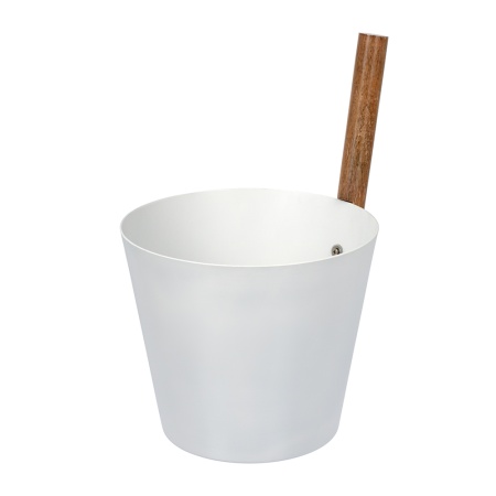 Бадья из алюминия 5 л, белая "Банные штучки"