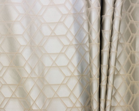 Штора на тесьме "Almaz" 200х270 молочный