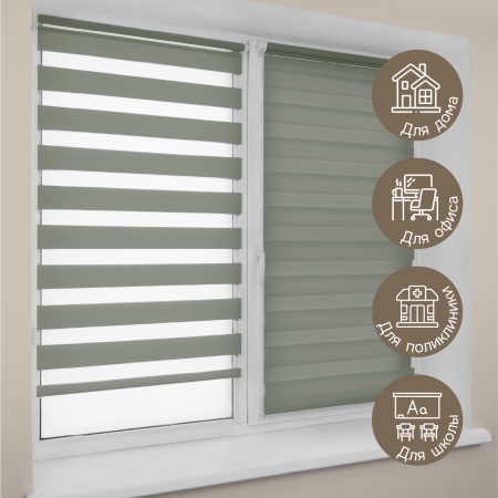 Миниролло День-Ночь NEOD`ECO, Оливковый