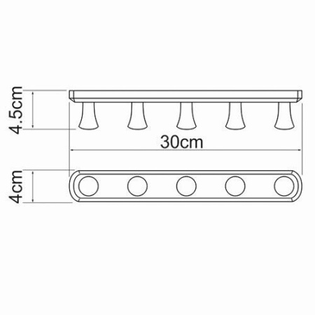 Кронштейн настенный K-1075
